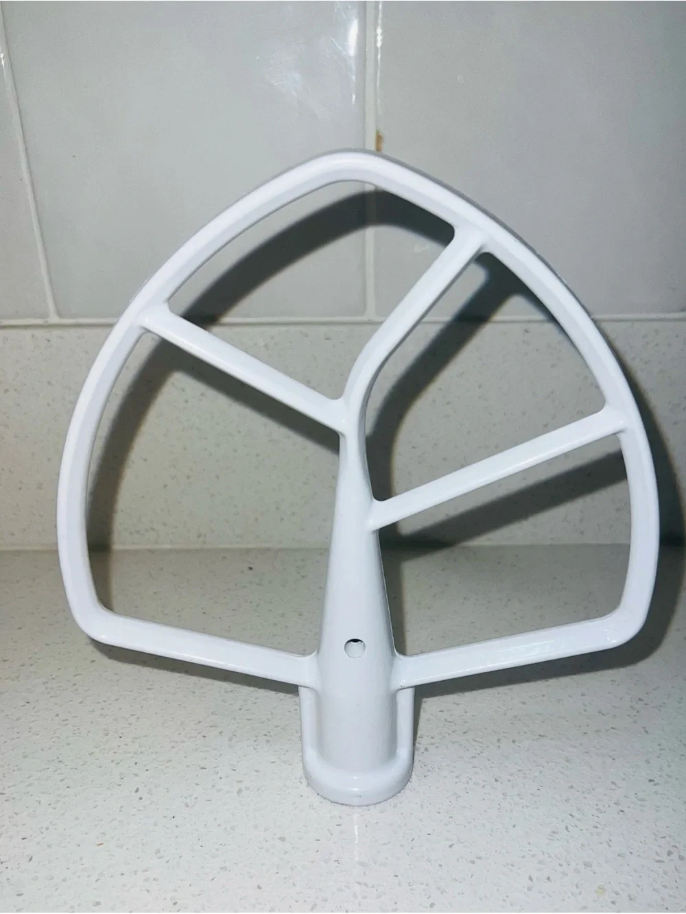 White Stand Mixer Flat Beater Paddle Attachment